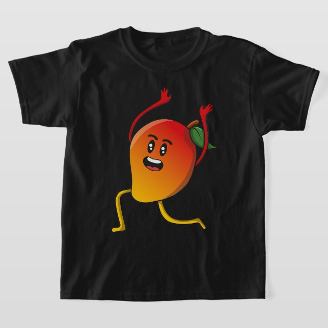 T-shirt Veggie puissance mangues mangue lassi drôle mangue (Poser)
