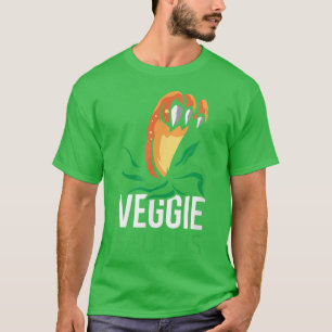 T-shirt Veggiesaurus Fier Vegetarian Dinosaure végétarien 