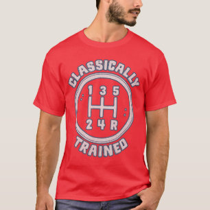 T-shirt Véhicule à Boîte de Vitesses Manuelle Classiquemen