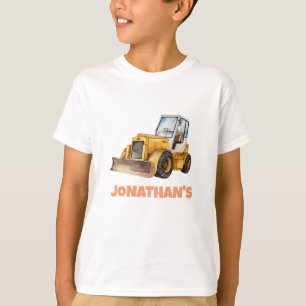 T-shirt Véhicule de construction de nom personnalisé Bulld