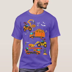 T-shirt Véhicule de construction Halloween