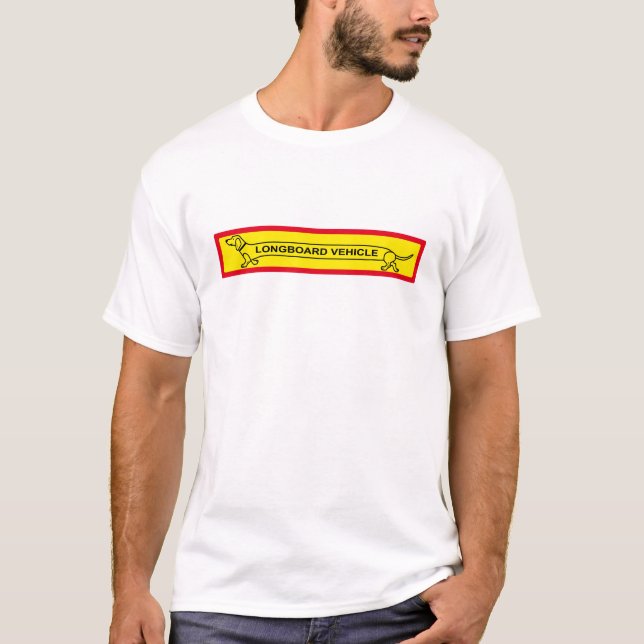 T-SHIRT VÉHICULE DE LONGBOARD (Devant)