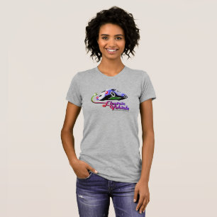 T-shirt Véhicule électrique futur Mince femmes