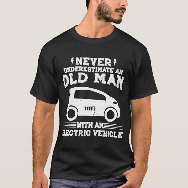T-shirt Véhicule Électrique Voiture Électrique Pour Femmes (Devant)