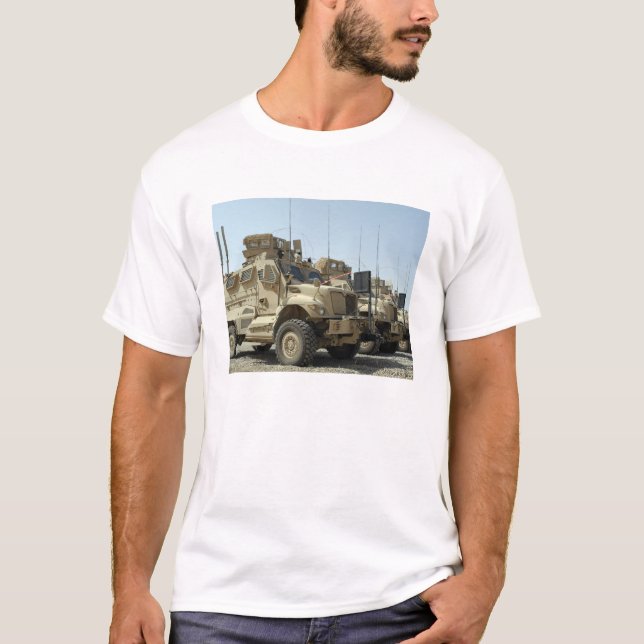 T-shirt Véhicule MaxxPro antimine antibrousse protégé (Devant)