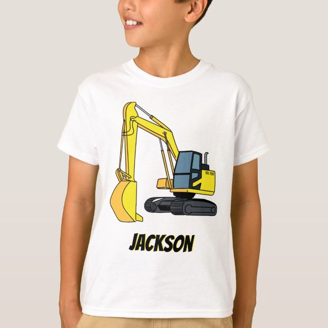 T-shirt Véhicule personnalisé de construction (Devant)