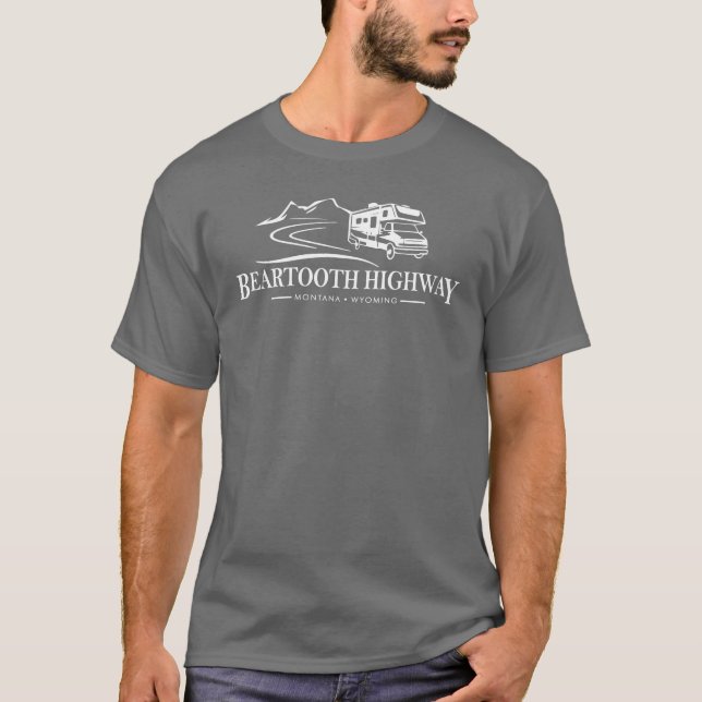 T-shirt Véhicule récréatif Beartooth Highway (Devant)