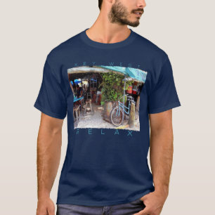 T-shirt Vélo bleu