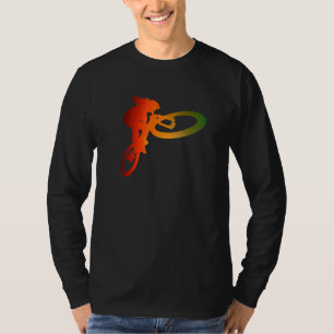 T-shirt Vélo Bmx cool Pour Halfpipe Avec Belle Roue Bmx St