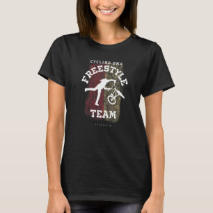 T-shirt Vélo BMX Freestyle Femmes Drapeau Indonésie Cyclis