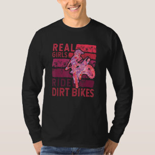 T-shirt Vélo cool Dirt Pour Femmes Filles Motocross Biker