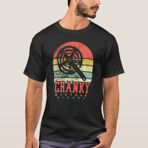 T-shirt Vélo Cranky Retro Vintage Pour Les Amateurs De Vél