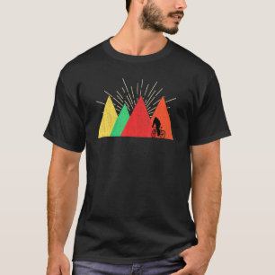 T-shirt Vélo De Montagne Coloré Et Équipement D'Équitation