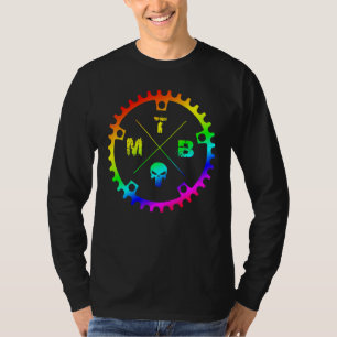 T-shirt Vélo de montagne descente Mtb Oil Slick Vélo de mo