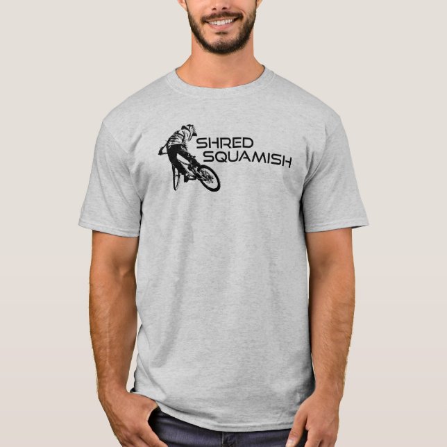 T-shirt Vélo de montagne Shred Squamish (Devant)