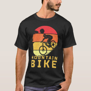 T-shirt Vélo de Montagne Vintage Rétro Mtb VTT Descente Cy