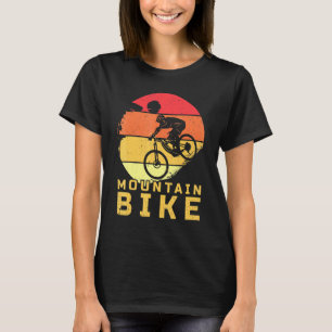 T-shirt Vélo de Montagne Vintage Rétro Mtb Vtt Downhill Cy