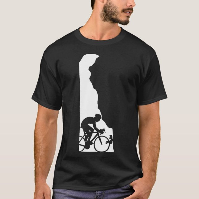 T-shirt Vélo de vélo Delaware Biker (Devant)