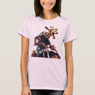 T-shirt Vélo d'équitation Imaginaire Giraffe