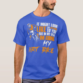 T-shirt Vélo Dirt Enduro Motocross Cadeau Vélo Dirt