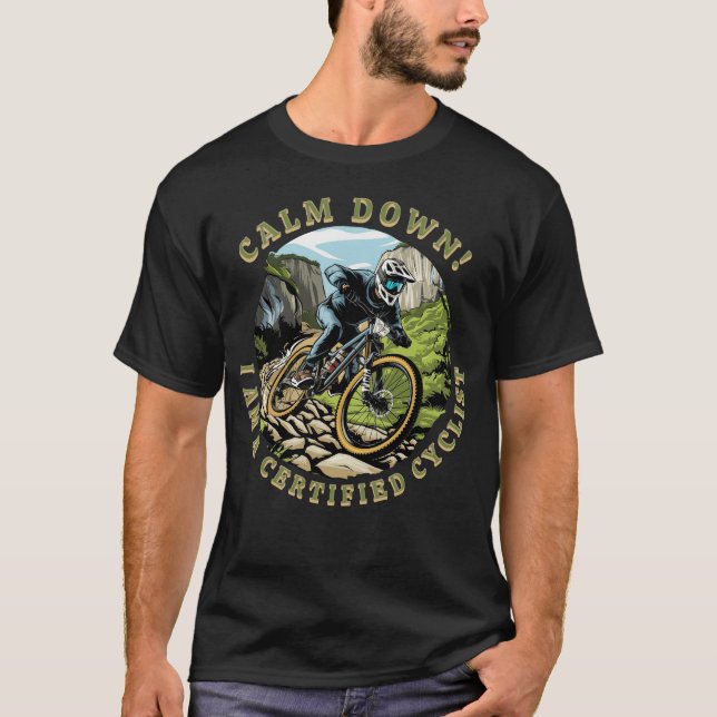 T-shirt Vélo drôle (Devant)