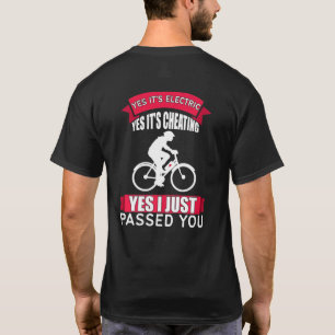 T-shirt Vélo électrique oui, c'est électrique c'est triche