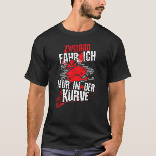 T-shirt Vélo, Je Conduis Seulement Dans La Courbe, Quad At