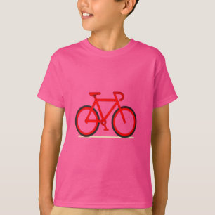 T-Shirt Vélo Ligne Rouge – Roulez dans le Style Mi