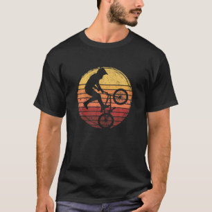 T-shirt Vélo M vintage Sunset BMX 80S Retro Moke Riders
