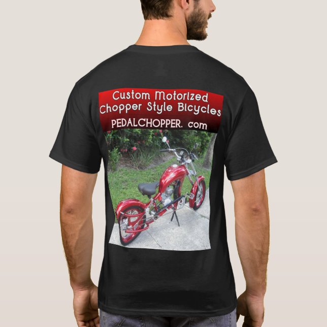 T-shirt Vélo motorisé noir (Dos)