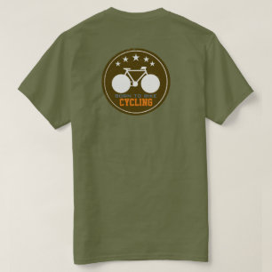 T-shirt vélo "né-à-vélo", cool