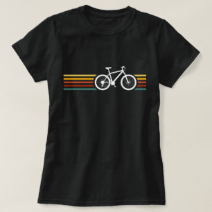 T-shirt vélo rétro, Cadeau pour motard, Montagne