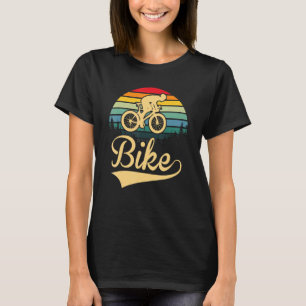 T-shirt Vélo Retro Mountain Vélo Mtb Cycliste Vélo Ridge