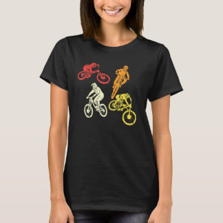 T-shirt Vélo Retro Vélo Vélo Vintage Vélo de montagne