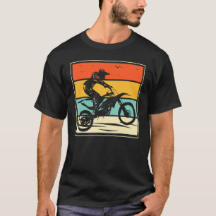 T-shirt Vélo Vintage Retro Vêtements Motocross