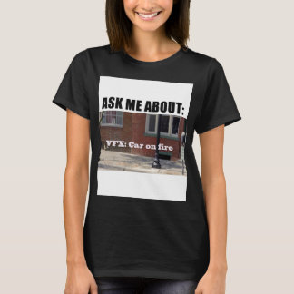 T-shirt Vélocipastor VFXcar en feu Classic T Shirt