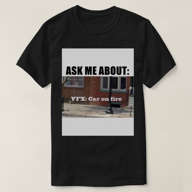 T-shirt Vélocipastor VFXcar en feu Classic T Shirt (Design devant)