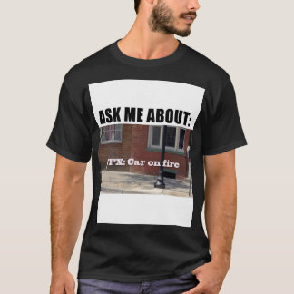 T-shirt Vélocipastor VFXcar en feu Classic T Shirt