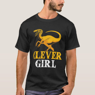 T-shirt Velociraptor Clever Girl Maman Dinosaur