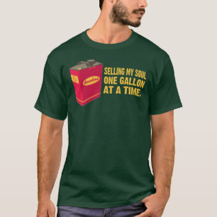 T-shirt Vendant mon âme - type jaune