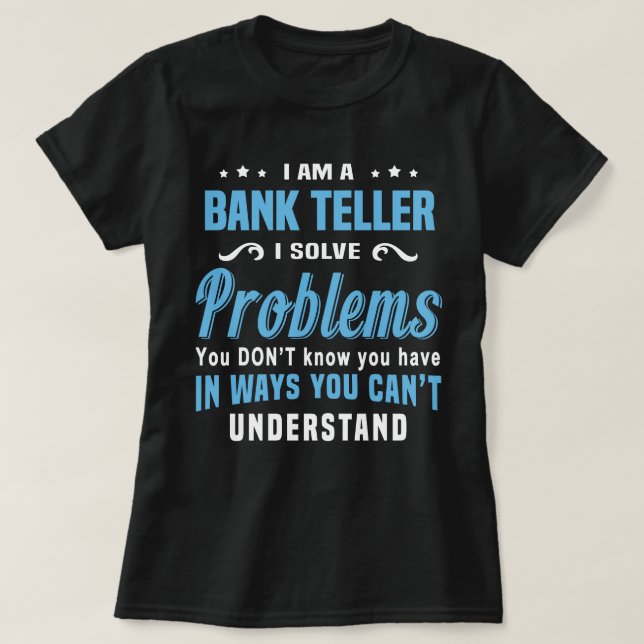 T-shirt Vendeur bancaire (Design devant)