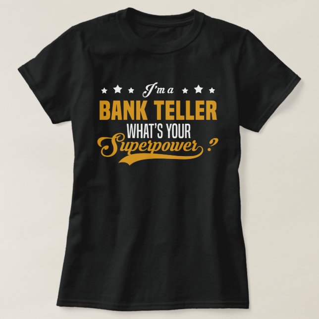 T-shirt Vendeur bancaire (Design devant)
