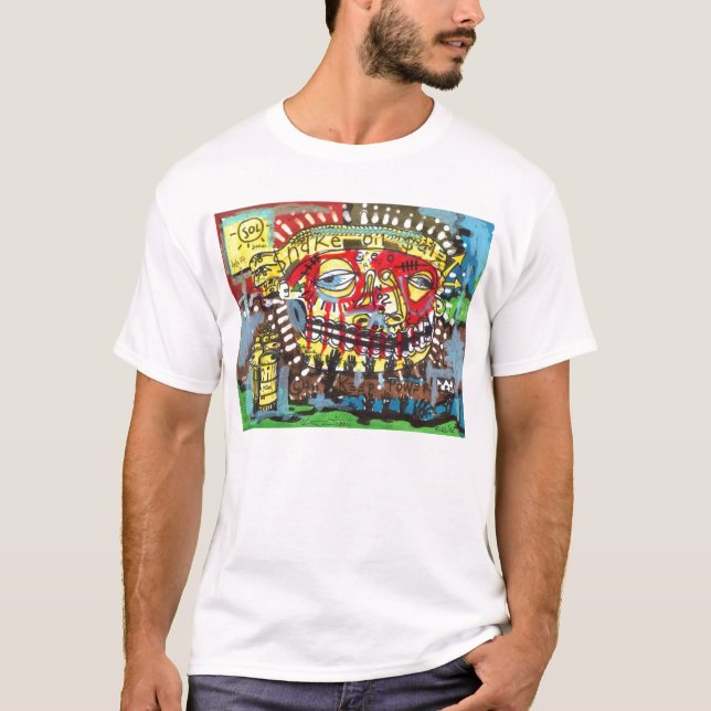 T-shirt Vendeur de poudre de perlimpinpin (Devant)