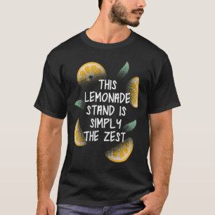 T-shirt Vendre Lemonade Stand Crew Superbe Escouade citron