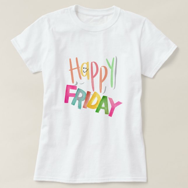 T-shirt Vendredi heureux (Design devant)