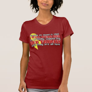 T-shirt Vendredi rouge