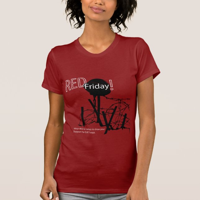 T-shirt Vendredi rouge (Devant)