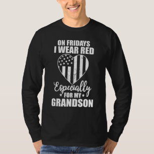 T-shirt Vendredi Rouge Pour Le Déploiement Des Troupes Mil