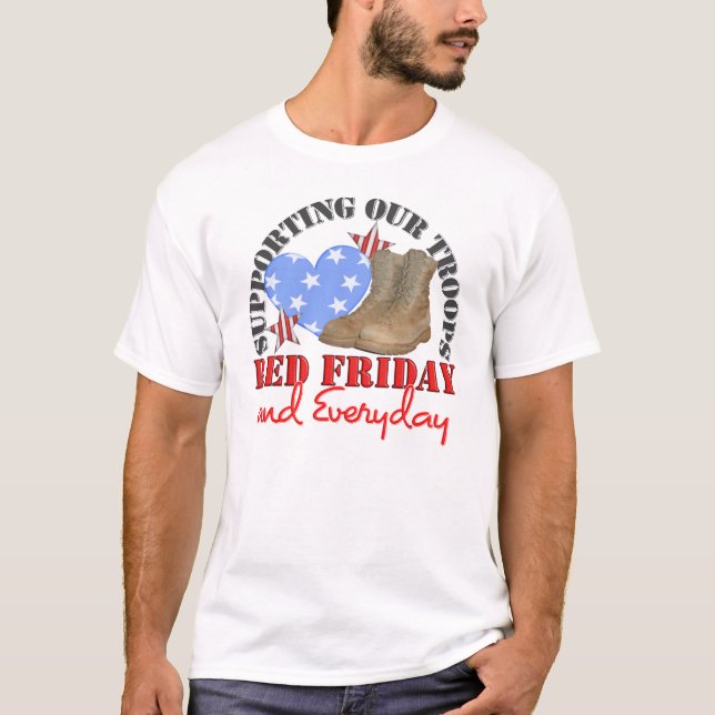 T-shirt Vendredi rouge quotidien (Devant)