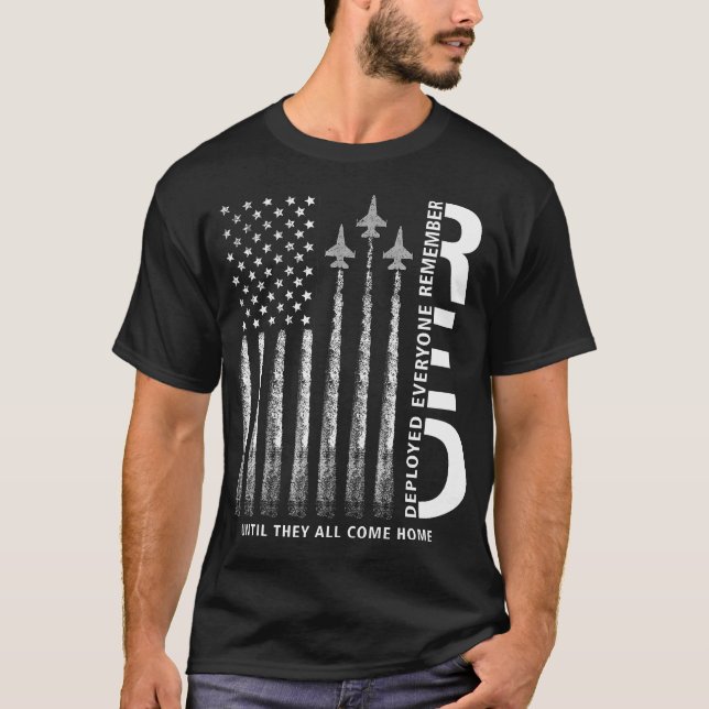 T-shirt Vendredi Rouge Souvenez-vous de tous les militaire (Devant)